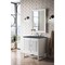 James Martin Vanities Athens 30in Single Vanity, Glossy White w/ 3 CM Charcoal Soapstone Quartz Top E645-V30-GW-3CSP - alternate 6